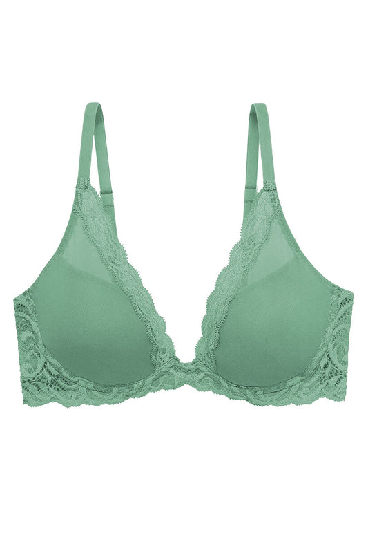 Feathers Plunge T-Shirt Bra Frosty Spruce Natori