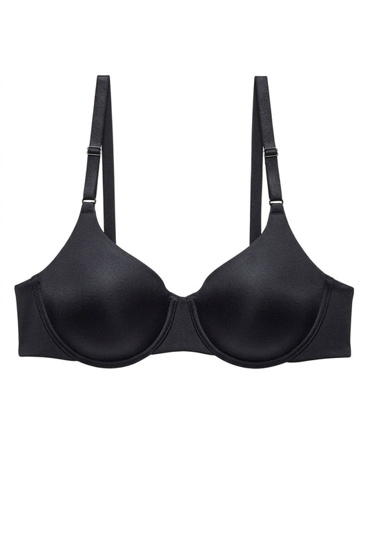Buy Liquid Full Fit Contour Underwire Bra in Black Online Black Natori