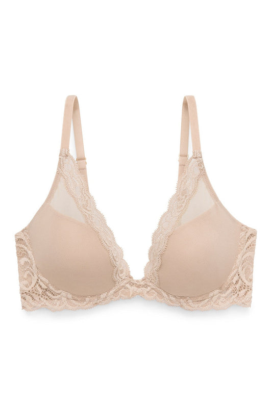 Buy Feathers Plunge T-Shirt Bra - in Café Online Café Natori
