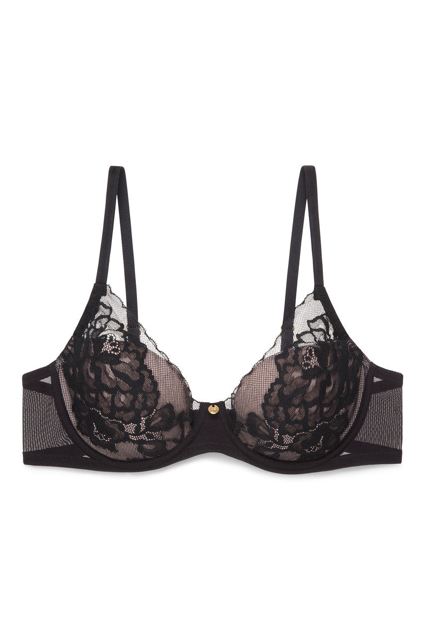 Buy Flora Contour Underwire Bra in Black/Light Mocha Online Black/Light Mocha Natori