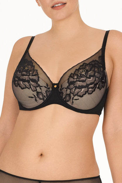 Buy Flora Contour Underwire Bra in Black/Light Mocha Online Black/Light Mocha Natori