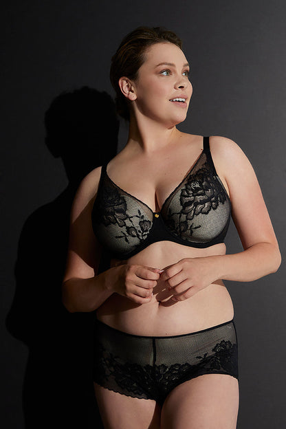 Buy Flora Contour Underwire Bra in Black/Light Mocha Online Black/Light Mocha Natori