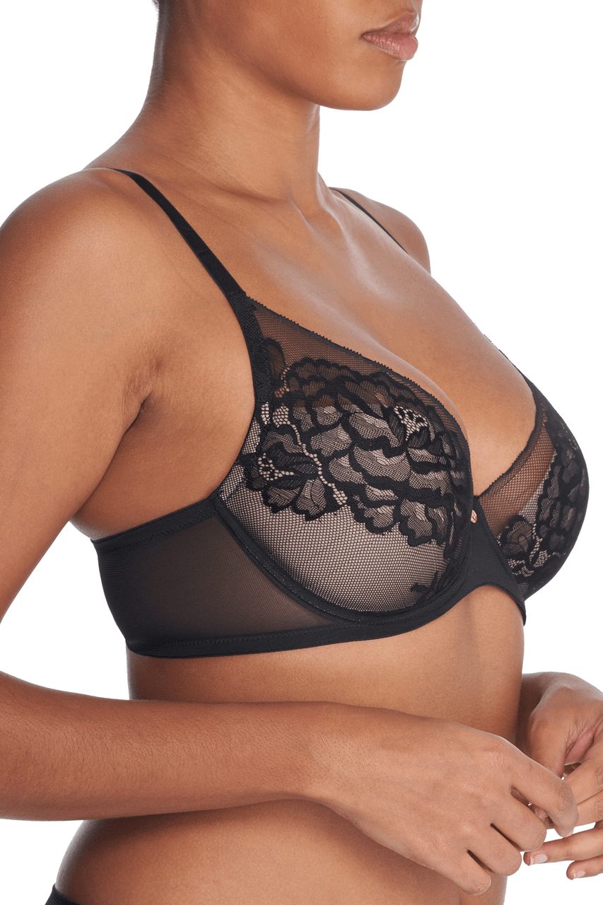 Buy Flora Contour Underwire Bra in Black/Light Mocha Online Black/Light Mocha Natori