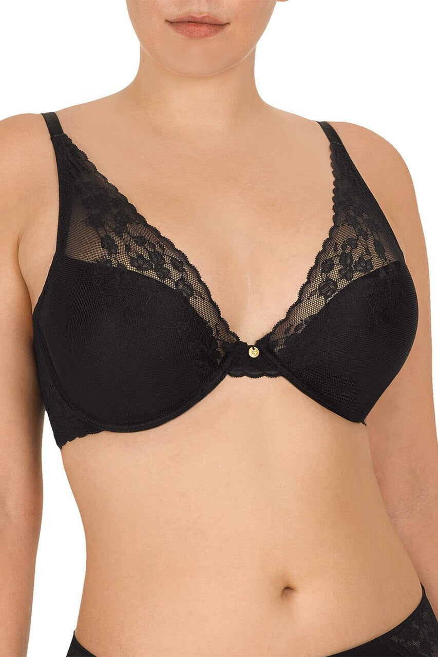 Buy Cherry Blossom Convertible Bra in Black Online Black Natori