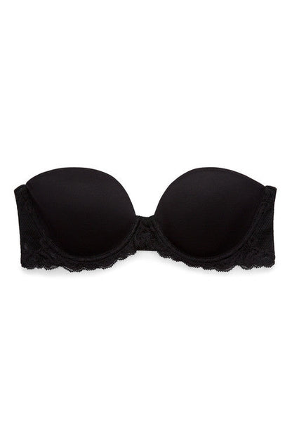 Buy Feathers Strapless Bra in Black Online Black Natori