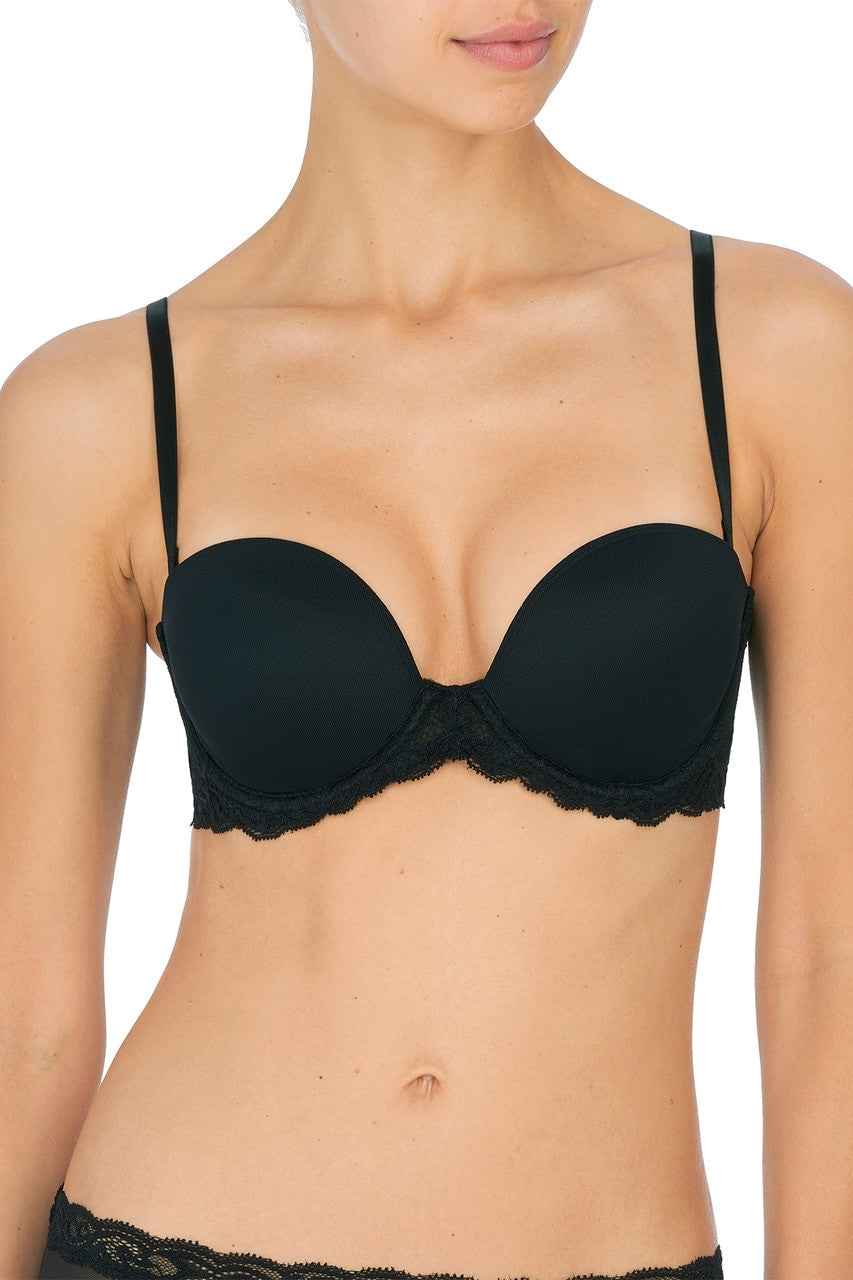 Buy Feathers Strapless Bra in Black Online Black Natori