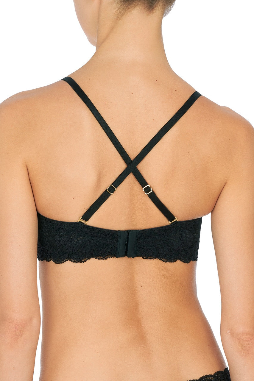 Buy Feathers Strapless Bra in Black Online Black Natori