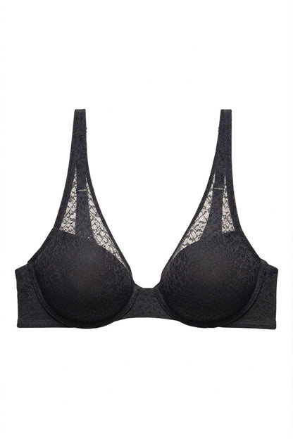 Buy Pretty Smooth Full Fit Contour Underwire Bra in Black Online Black Natori
