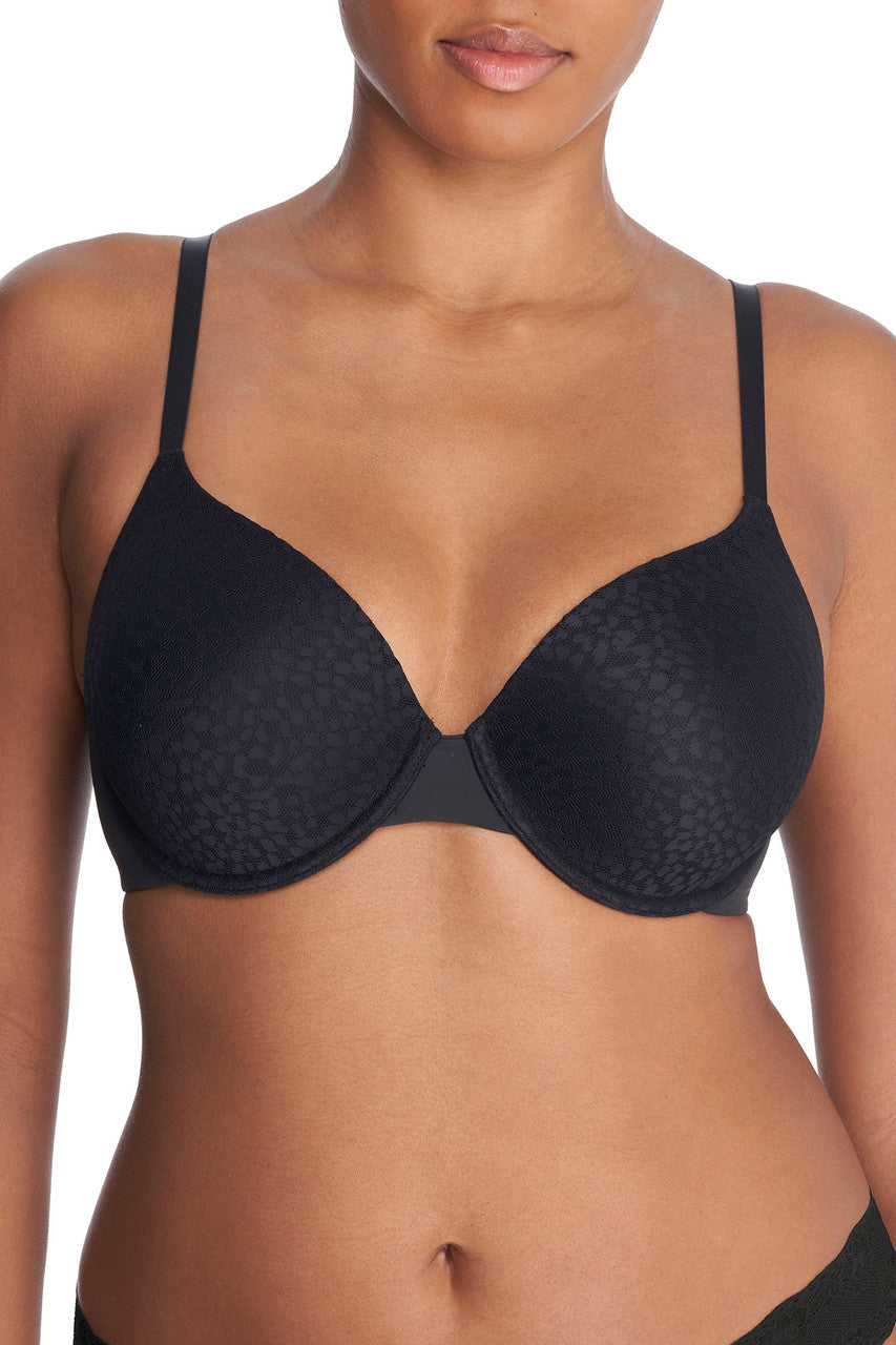 Buy Comfort Evolution Full Fit Memory Foam Convertible Underwire Bra in Black Online Black Natori