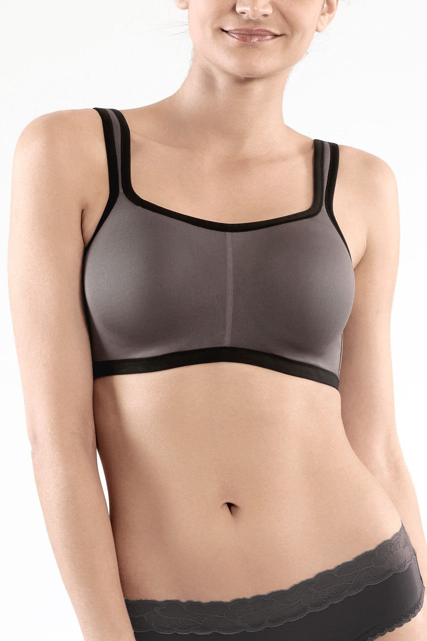 Buy Yogi Contour Convertible Sports Bra in Grey/Black Online Grey/Black Natori