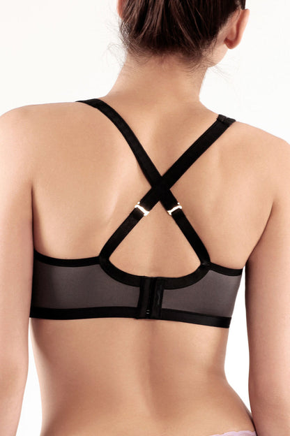 Buy Yogi Contour Convertible Sports Bra in Grey/Black Online Grey/Black Natori