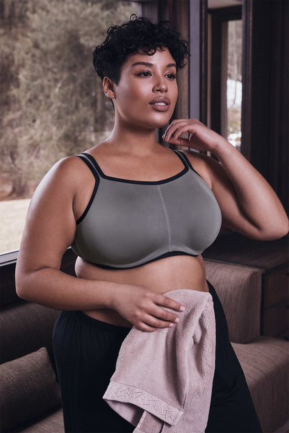 Buy Yogi Contour Convertible Sports Bra in Grey/Black Online Grey/Black Natori
