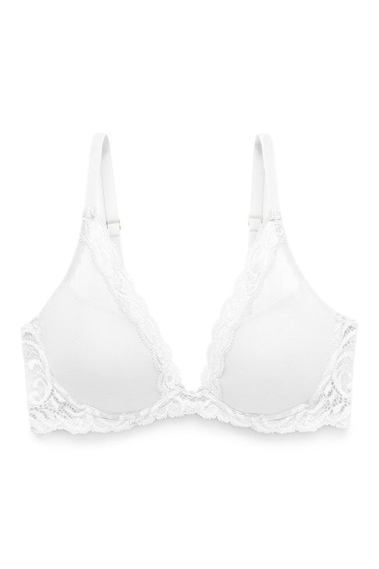 Buy Feathers Plunge T-Shirt Bra - in White Online White Natori