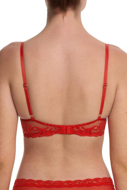 Feathers Plunge T-Shirt Bra Paprika Natori