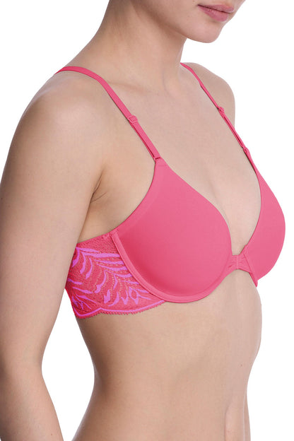 Lush Front Close Contour Underwire Bra Fuchsia Rose/Pale Pansy Natori
