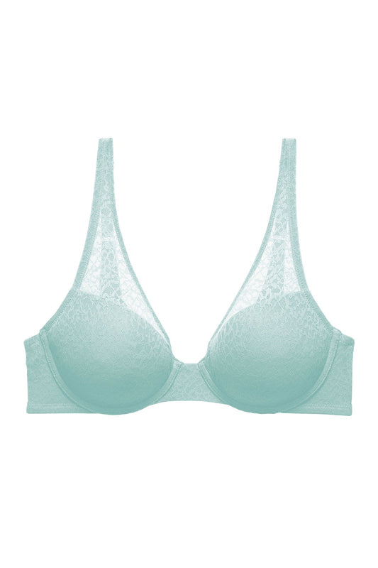 Pretty Smooth Full Fit Contour Underwire Bra Blue Meadow Natori