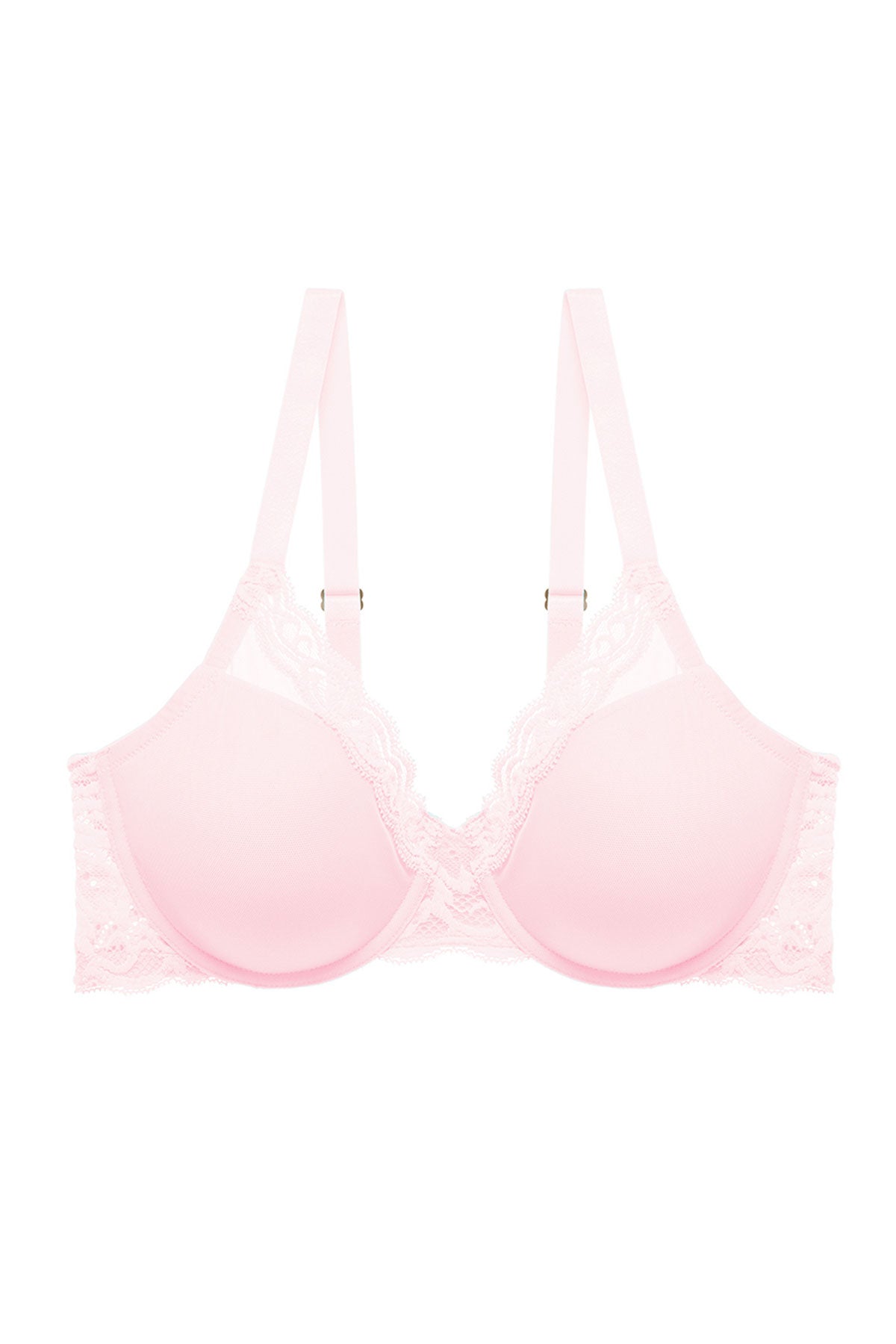 Feathers Full Figure Contour Underwire Bra Pink Sky Natori