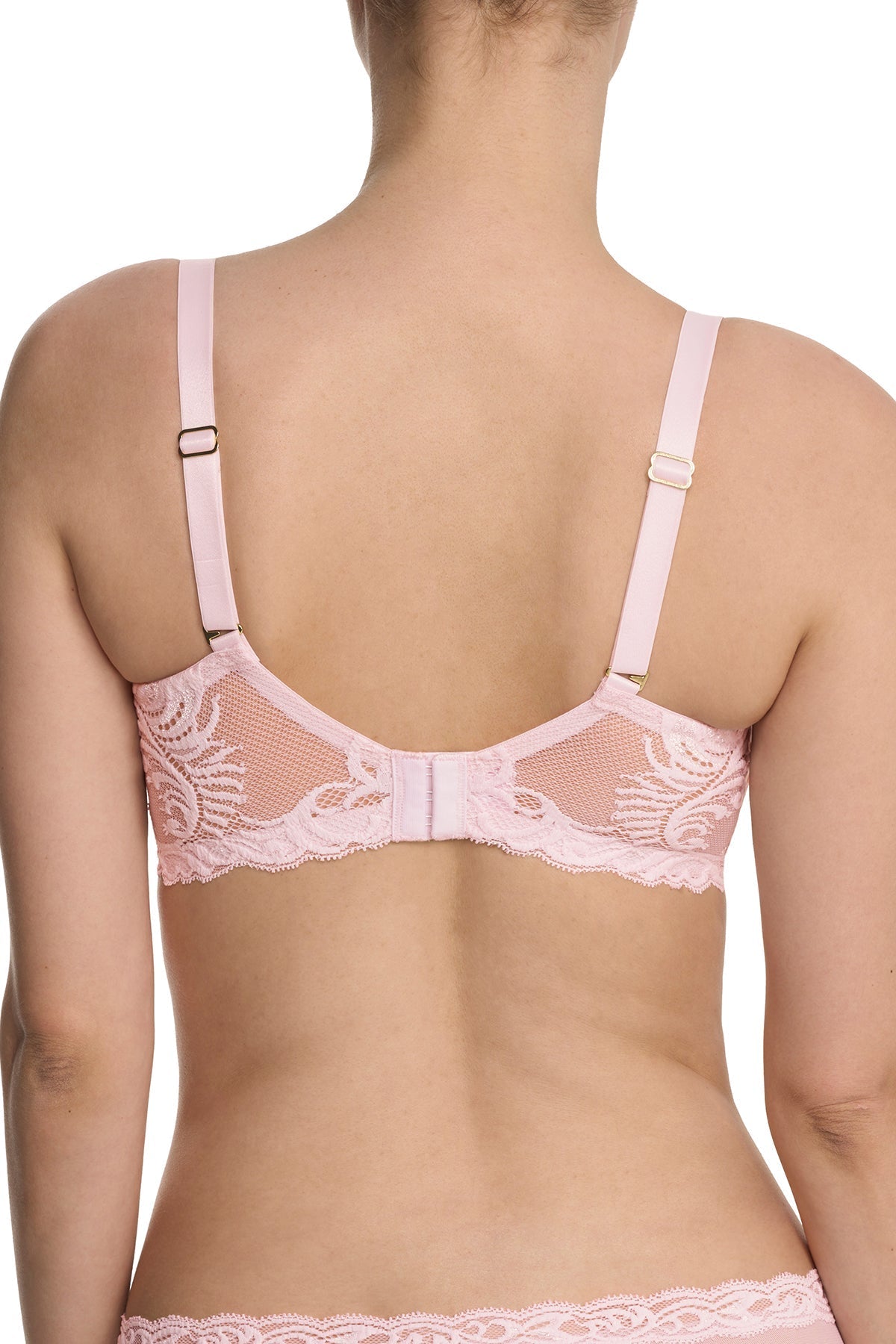 Feathers Full Figure Contour Underwire Bra Pink Sky Natori