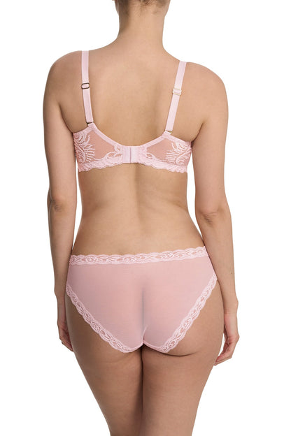 Feathers Full Figure Contour Underwire Bra Pink Sky Natori