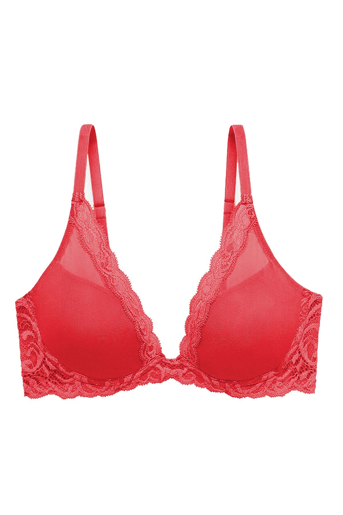 Feathers Plunge T-Shirt Bra Bonfire Natori