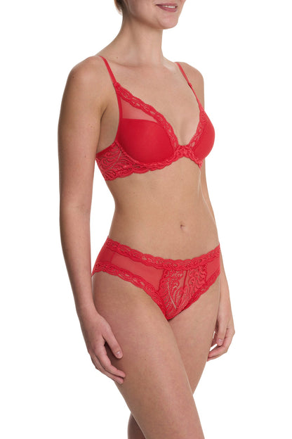 Feathers Plunge T-Shirt Bra Bonfire Natori