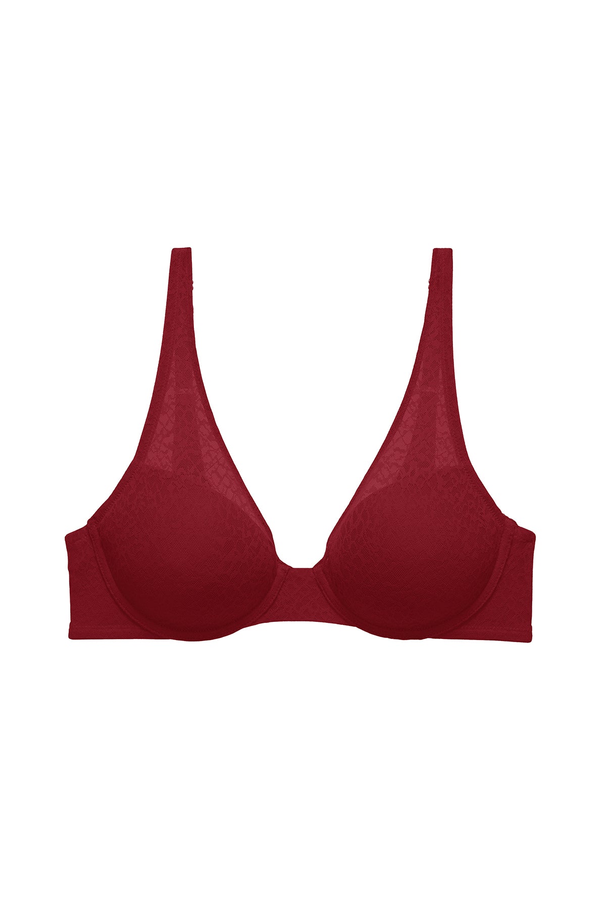 Pretty Smooth Full Fit Contour Underwire Bra Dk Red Natori