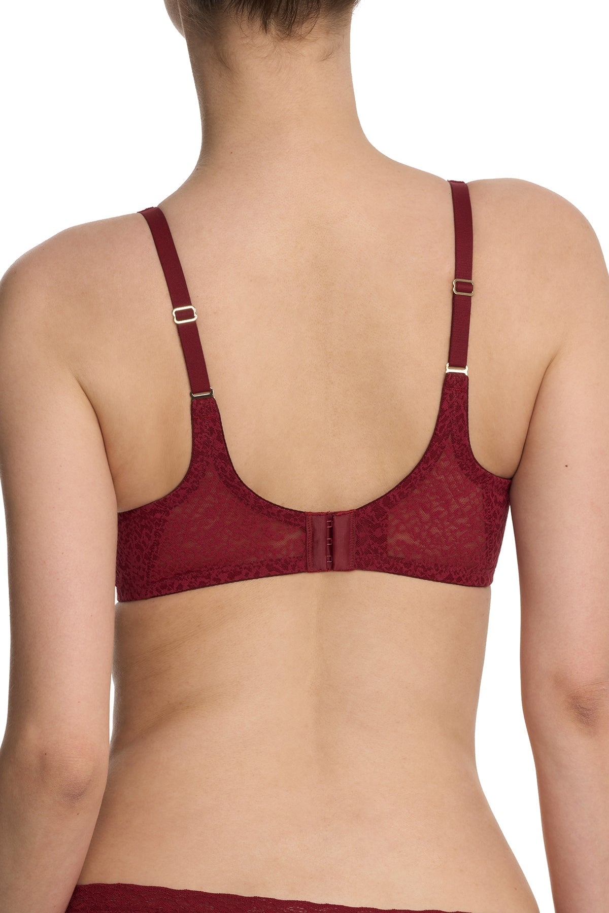 Pretty Smooth Full Fit Contour Underwire Bra Dk Red Natori