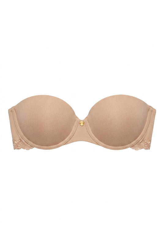Buy Pure Luxe Strapless Contour Underwire Bra in Café Online Café Natori
