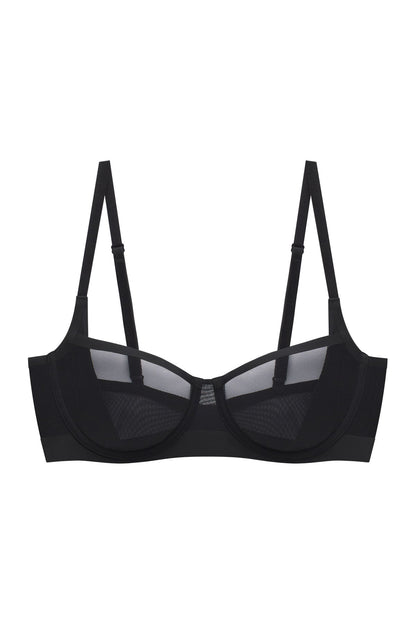 True Zen Balconette Underwire Bra Black Natori