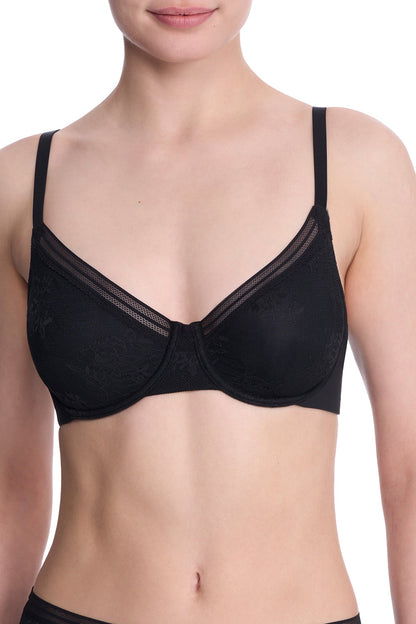 Love Lace Underwire Bra Black Natori