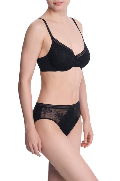 Love Lace Underwire Bra Black Natori