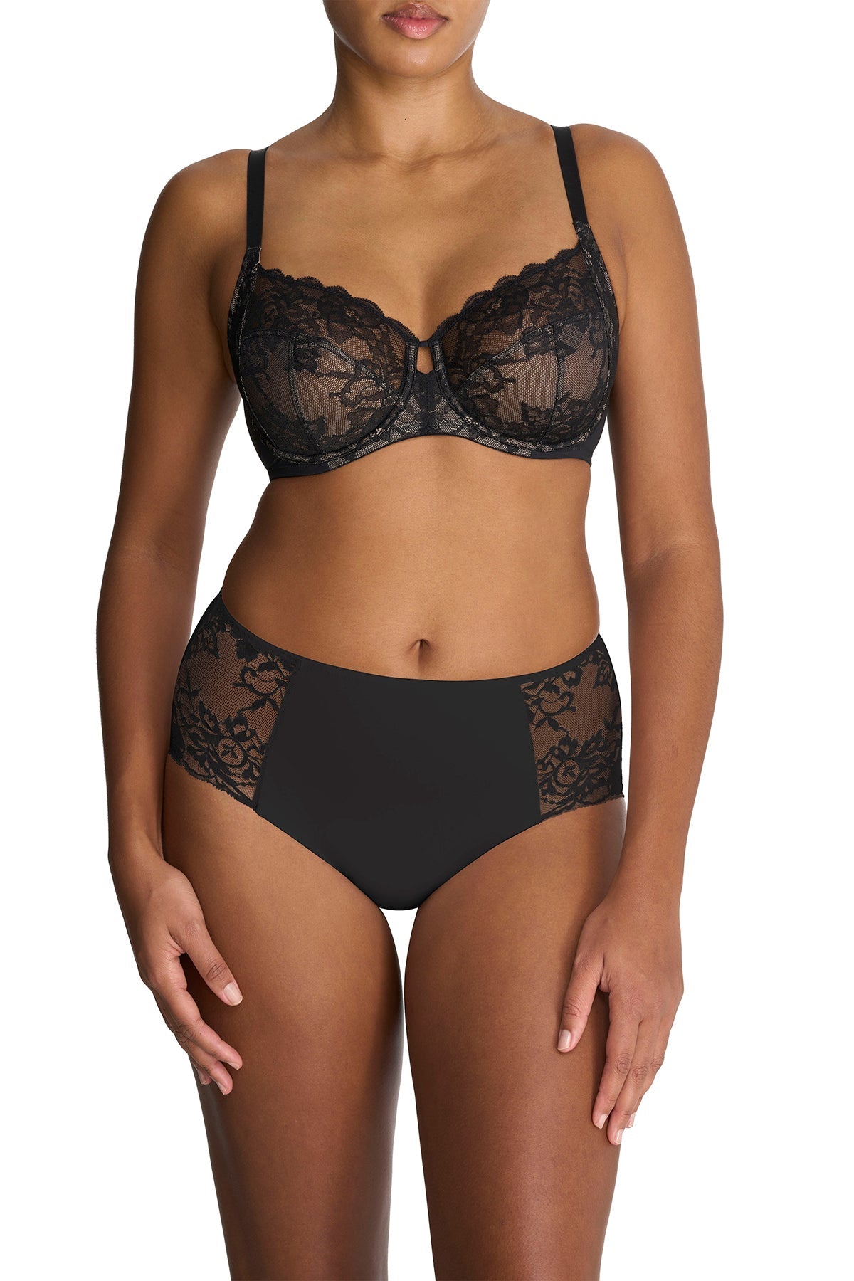 Buy Statement Full Fit Bra in Black/Cafe Online Black/Cafe Natori
