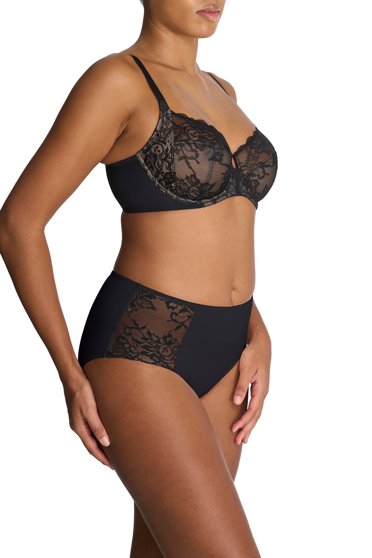 Buy Statement Full Fit Bra in Black/Cafe Online Black/Cafe Natori