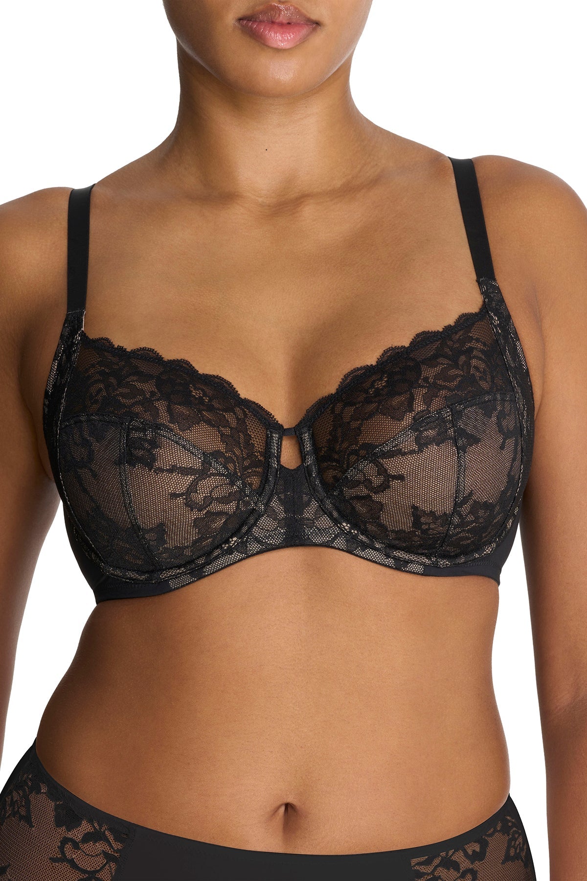 Buy Statement Full Fit Bra in Black/Cafe Online Black/Cafe Natori
