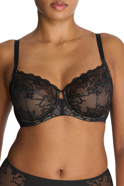Buy Statement Full Fit Bra in Black/Cafe Online Black/Cafe Natori