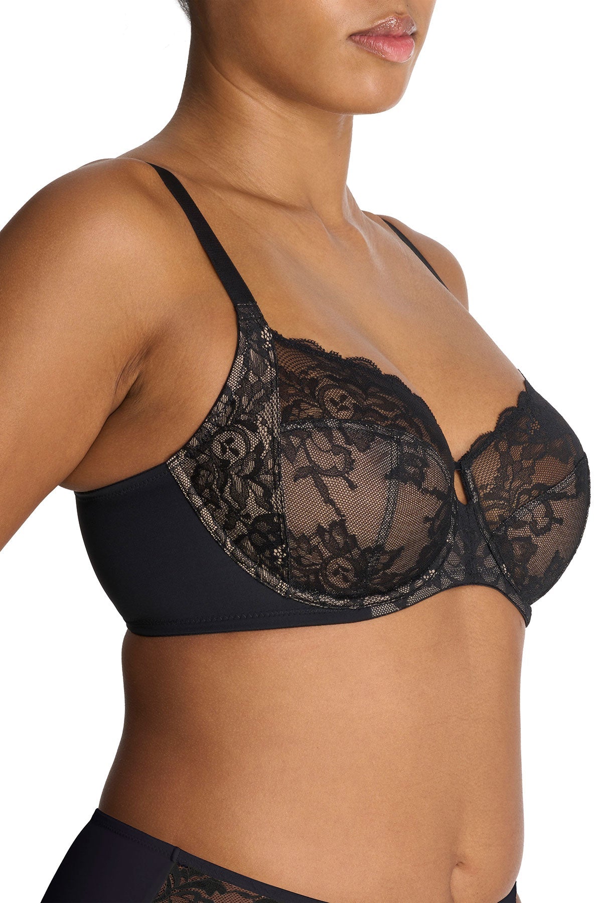 Buy Statement Full Fit Bra in Black/Cafe Online Black/Cafe Natori