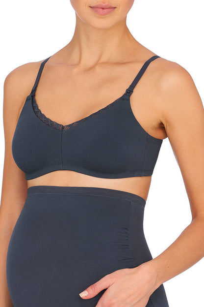 Buy Bliss Maternity Wireless Bra in Ash Navy Online Ash Navy Natori