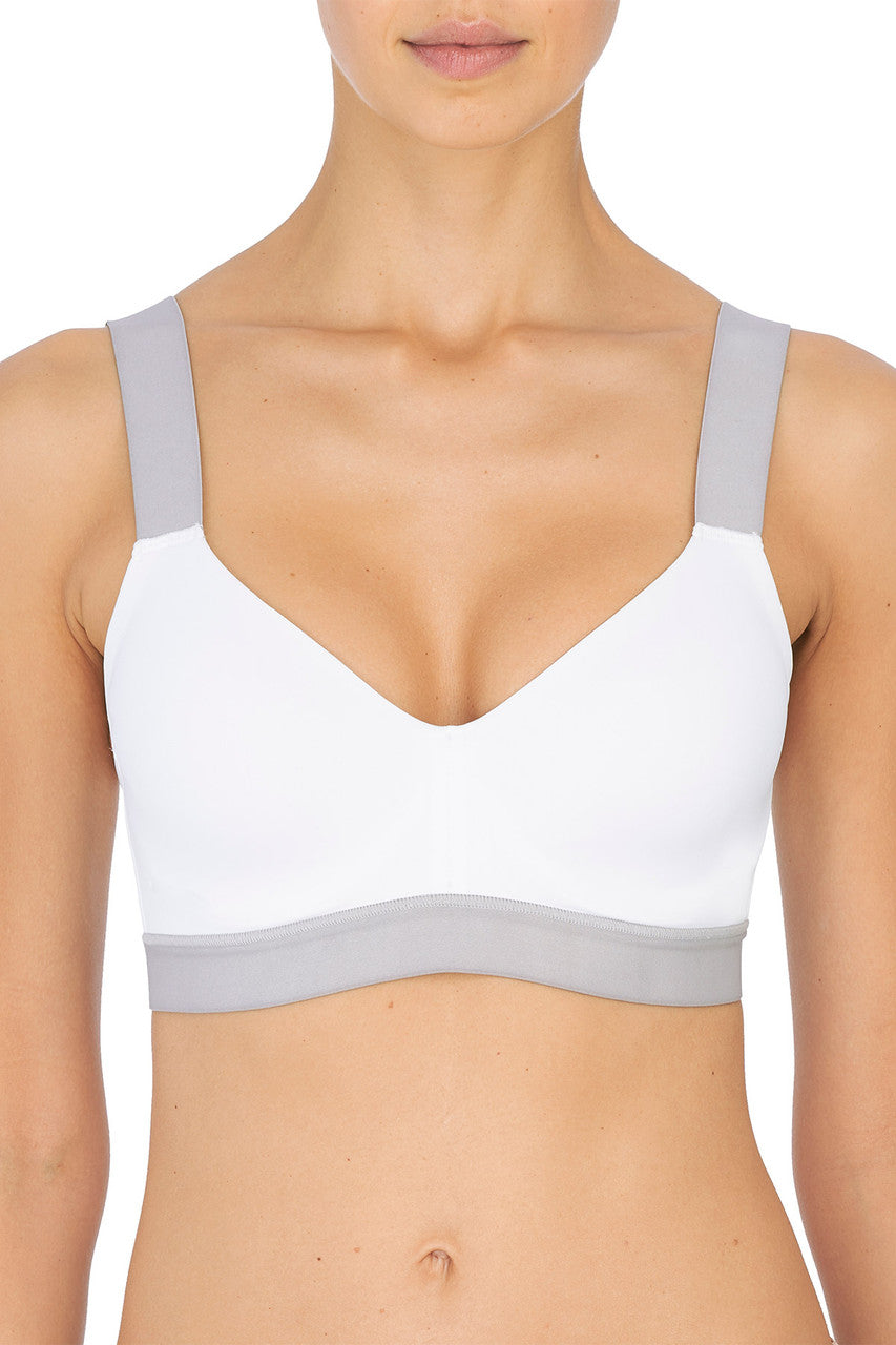 Dynamic Convertible Contour Sports Bra White/Lead Natori