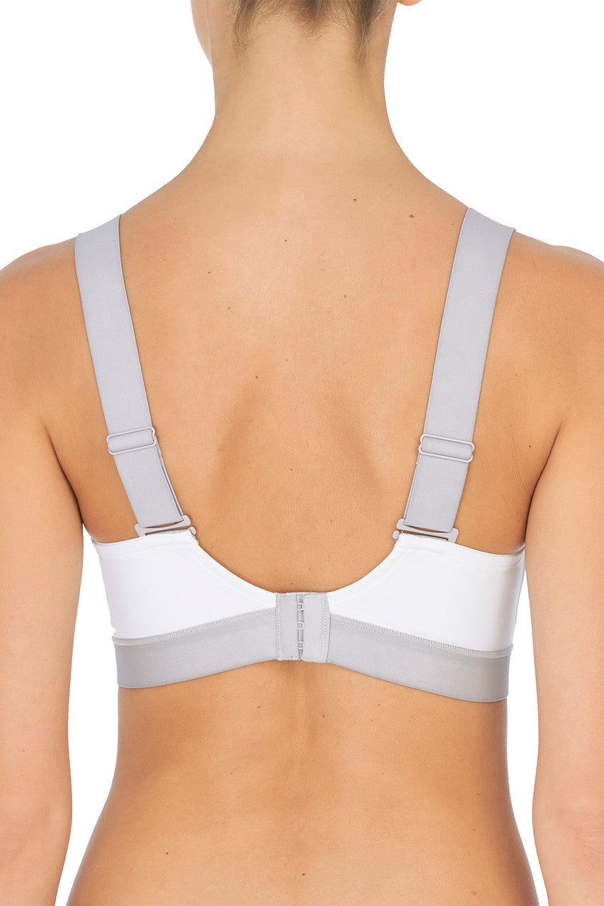 Dynamic Convertible Contour Sports Bra White/Lead Natori