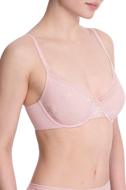 Love Lace Underwire Bra Pink Pearl/Warm White Natori
