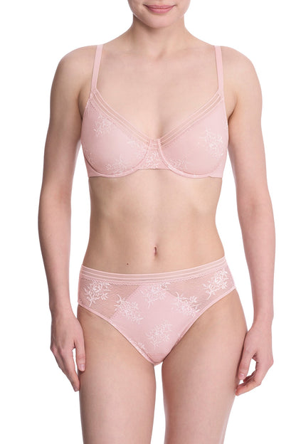 Love Lace Underwire Bra Pink Pearl/Warm White Natori