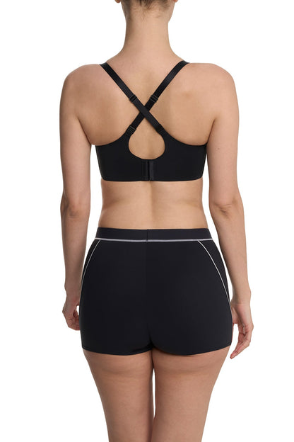 Elevate High Impact Convertible Sports Bra Black Natori