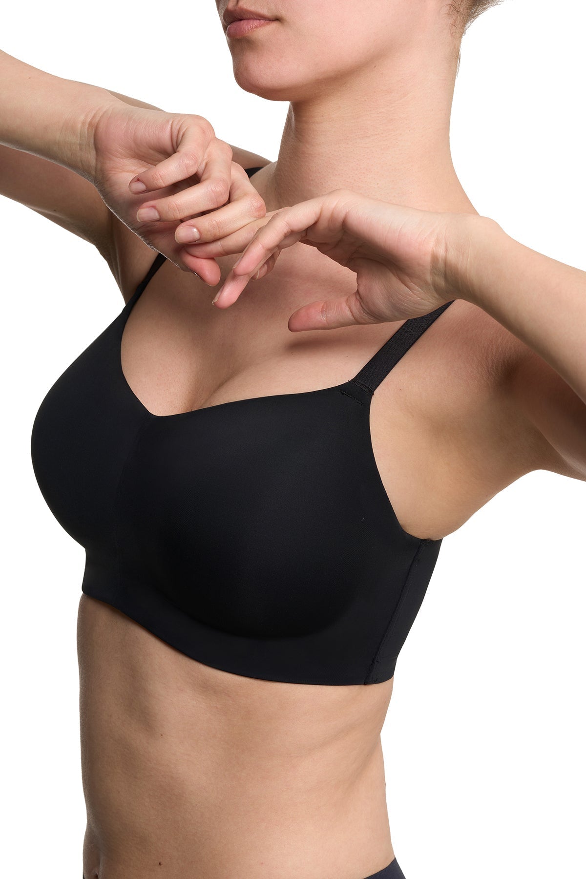 Elevate High Impact Convertible Sports Bra Black Natori