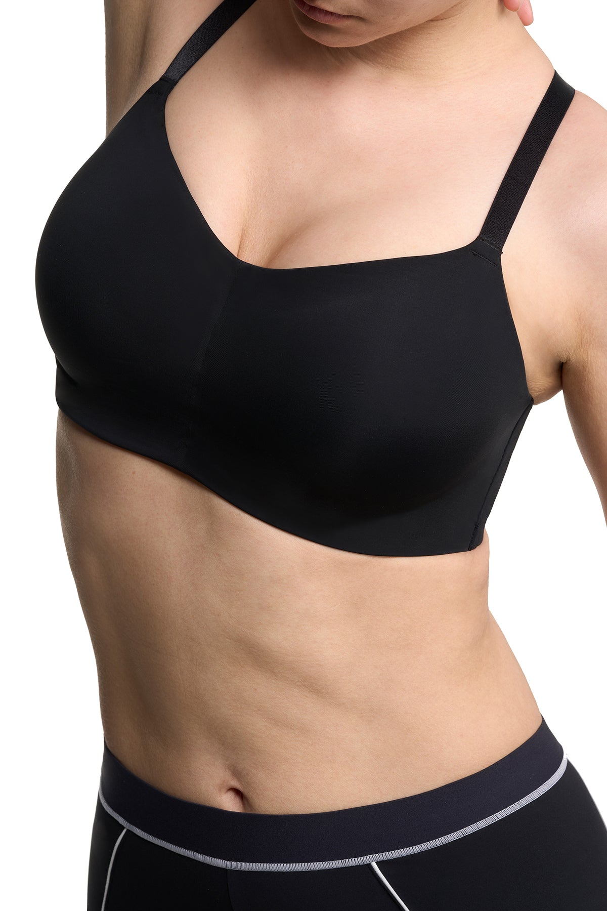 Elevate High Impact Convertible Sports Bra Black Natori