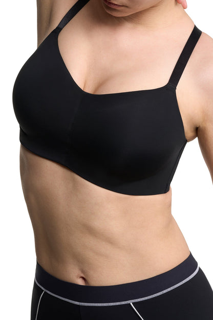 Elevate High Impact Convertible Sports Bra Black Natori