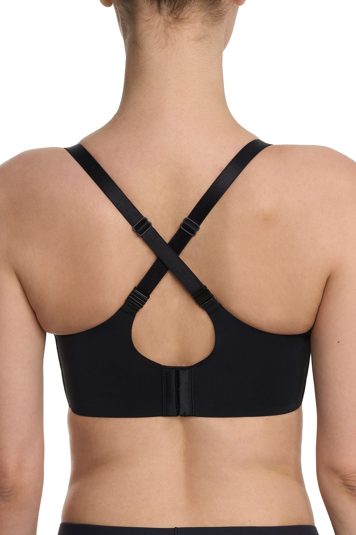 Elevate High Impact Convertible Sports Bra Black Natori