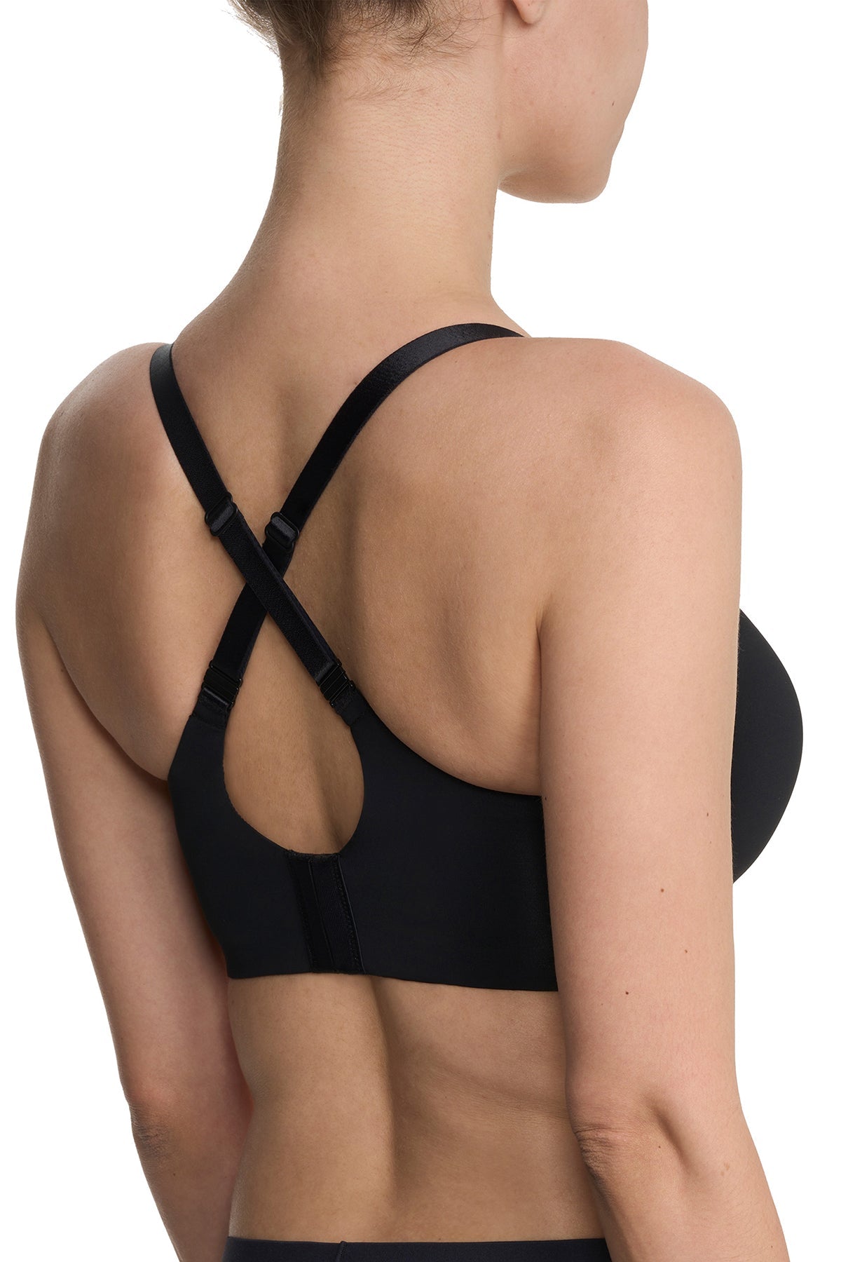 Elevate High Impact Convertible Sports Bra Black Natori