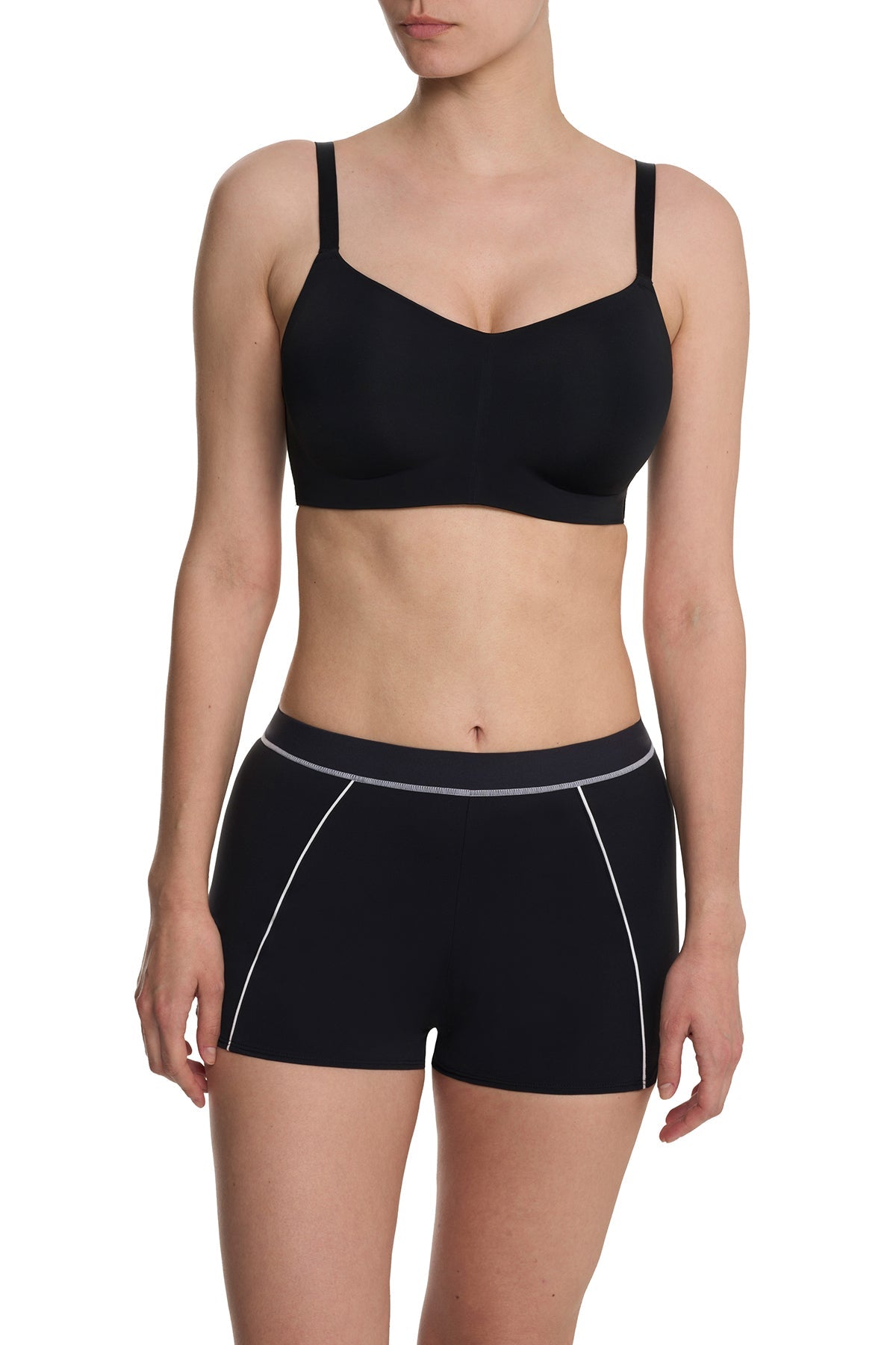 Elevate High Impact Convertible Sports Bra Black Natori