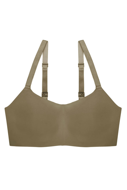 Elevate High Impact Convertible Sports Bra Olive Green Natori
