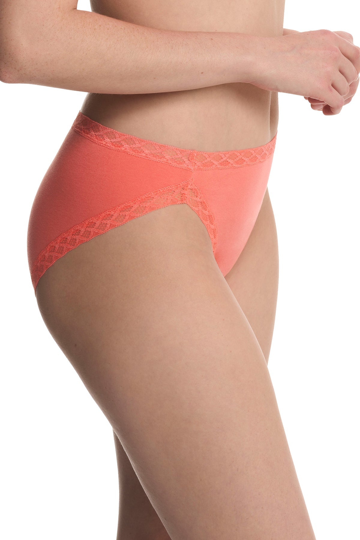 Bliss French Cut Brief Neon Coral Natori